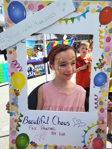 Gallery photo 3 of Beautiful Chaos Face Painting