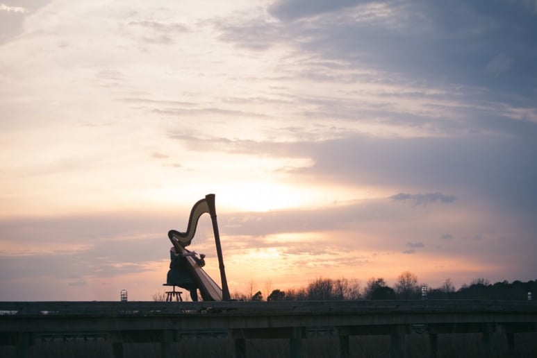 Gallery photo 3 of Christina Brier, harpist
