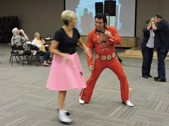 Gallery photo 44 of Chuck Ayers, Charlotte's Voice of Elvis & Stars & Stripes DJ Services
