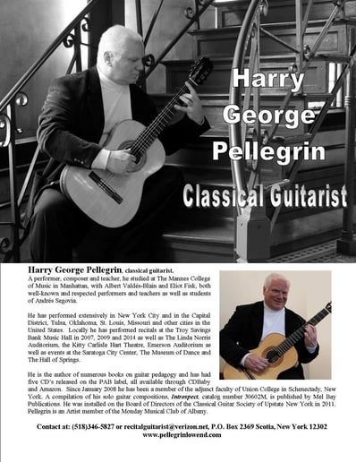 Gallery photo 4 of Classical Guitarist Harry George Pellegrin