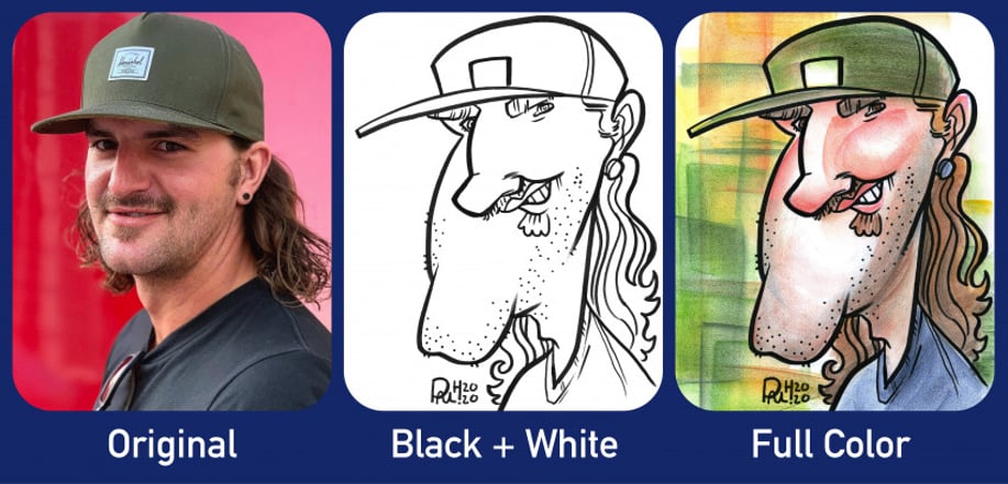 Gallery photo 1 of Face Pals Caricatures