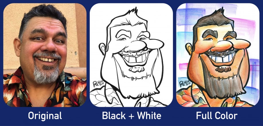 Gallery photo 2 of Face Pals Caricatures