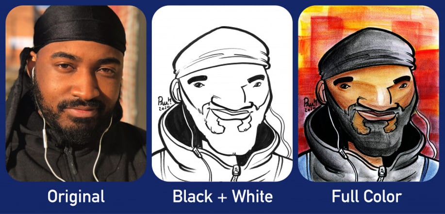 Gallery photo 4 of Face Pals Caricatures