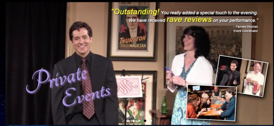 Gallery photo 2 of George Saterial-Comedy Magic & Mentalism