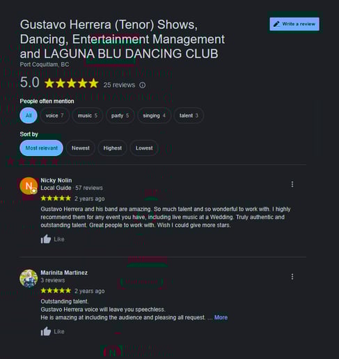 Gallery photo 28 of Gustavo Herrera "Pop and Opera Singer" (Tenor)