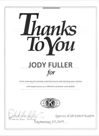 Gallery photo 72 of Jody Fuller: Comedian. Speaker. Writer. Soldier.