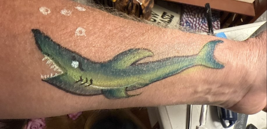 Gallery photo 2 of Kaley and Papa Jim's face painting