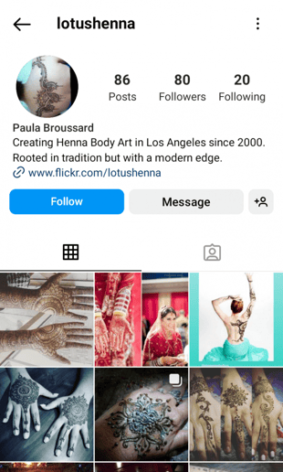 Gallery photo 6 of Lotus Henna