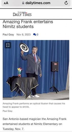 Gallery photo 21 of San Antonio Magician & Mentalist Frank Greer