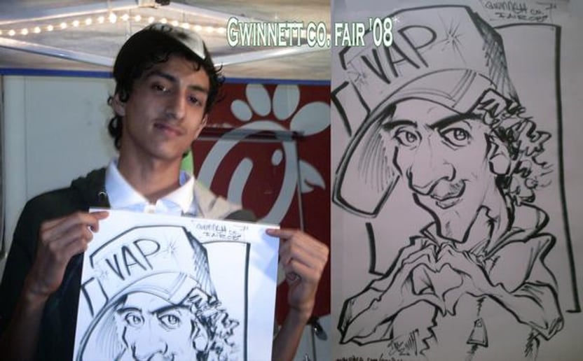 Gallery photo 3 of Marcus the Caricature Artist