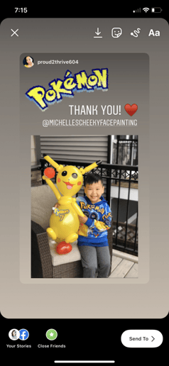 Gallery photo 7 of Michelle’s Cheeky Face Painting & Event