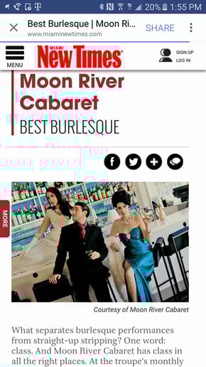 Gallery photo 6 of Moon River Cabaret