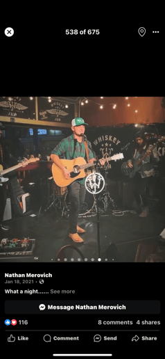 Gallery photo 4 of Nathan Merovich Music