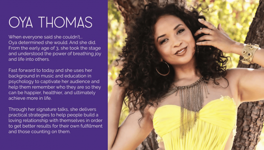 Gallery photo 10 of Oya Thomas - Keynote Speaker