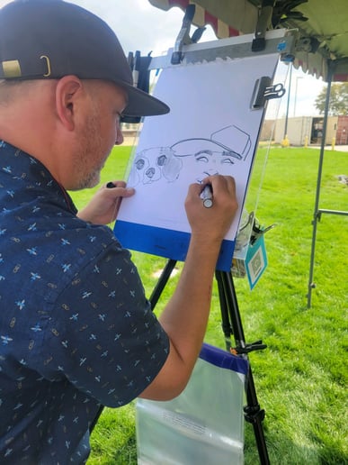 Gallery photo 8 of Sketchy Faces Caricature Company