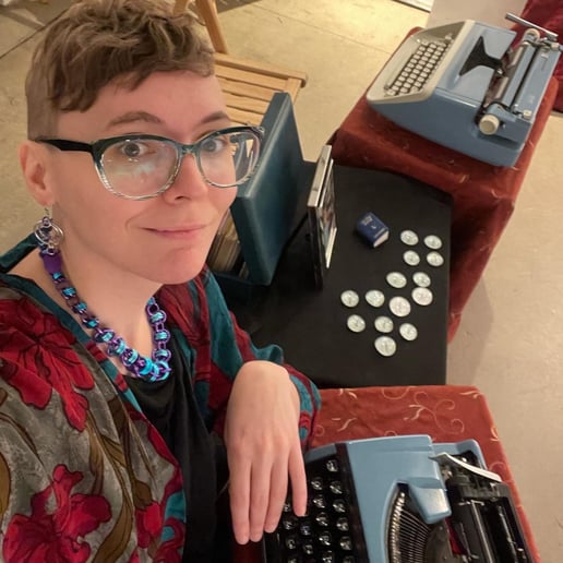 Gallery photo 2 of On-Demand Typewriter Poetry