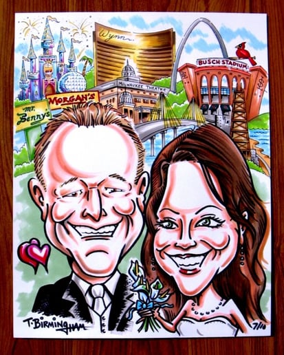 Gallery photo 1 of Tom Birmingham's Art Of His Mind Caricatures
