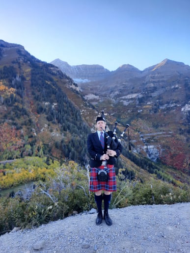 Gallery photo 10 of Utah Bagpiper - Johnny Miner