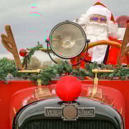 Smiling santa claus