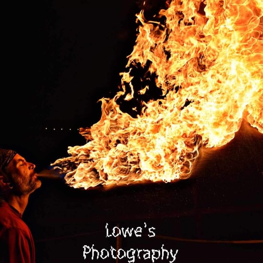 Tie Dye Fire Guy - Fire Performer in Vinton, VA