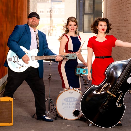 The Warman Trio 1950s Family Band & Show - 1950s Era Entertainment in Townsend, TN