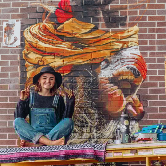 M’Lynn Suwinski - Chalk Artist in Portland, OR