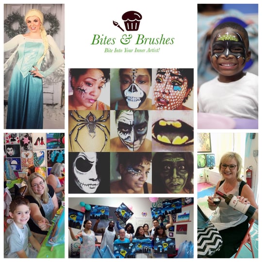 Bites & Brushes - Arts & Crafts Party in Augusta, GA