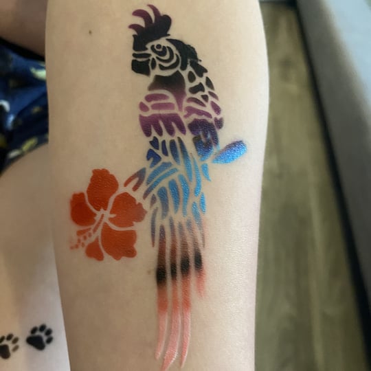 Inkalumpa Temporary Airbrush Tattoos - Airbrush Artist in Flushing, MI