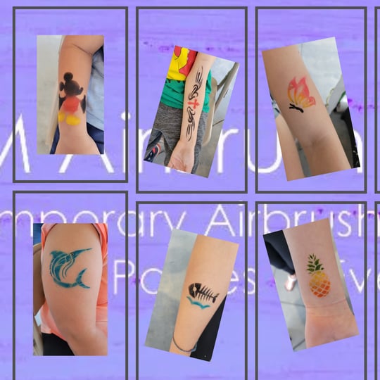 JAM Airbrush Tattoo - Temporary Tattoo Artist / Airbrush Artist in Sarasota, FL