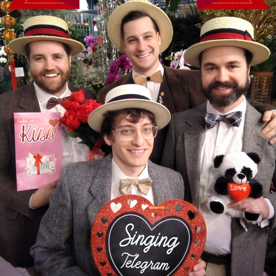 The Squares Barbershop Quartet - Singing Telegram in Burnaby, BC