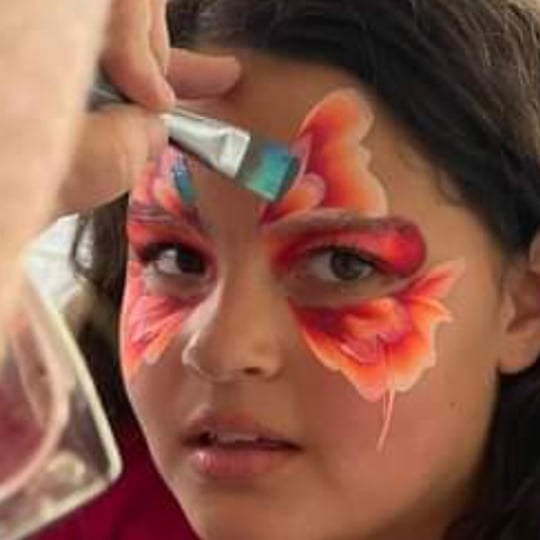 Chromatic Rabbit Face Paint - Face Painter / Family Entertainment in Springfield, MO