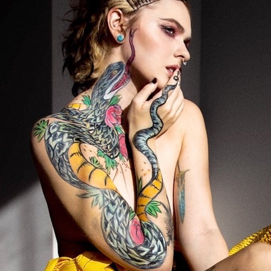 Tokyo Lioness Body Painting - Body Painter in Valley Village, CA