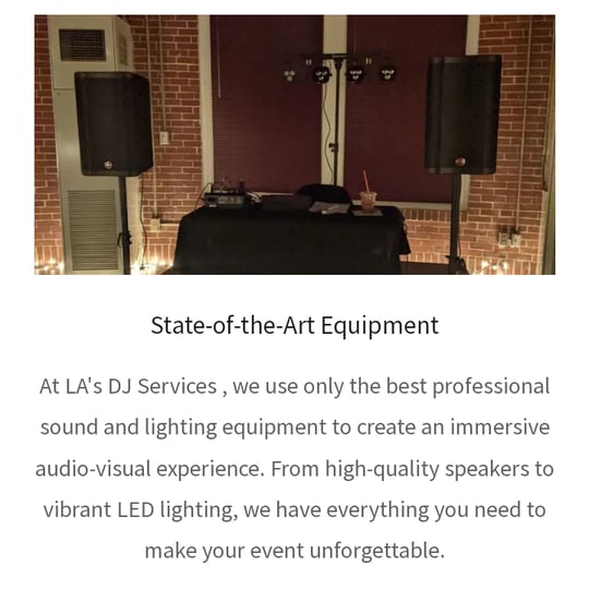 LA's DJ Services LLC - Wedding DJ in York, PA