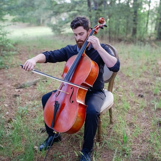 Fellow With His Cello - Cellist in Augusta, GA