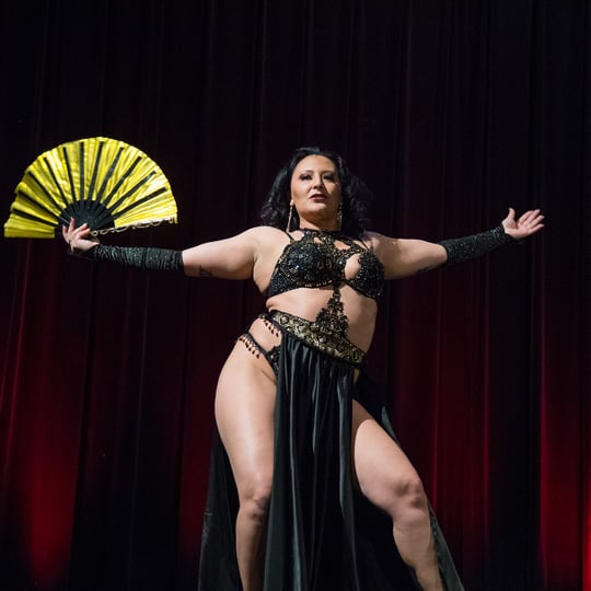 Deaja Girl on Fire - Burlesque Entertainment in Sacramento, CA