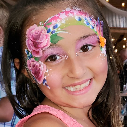 Beyond the Lines face art - Face Painter in Vancouver, WA