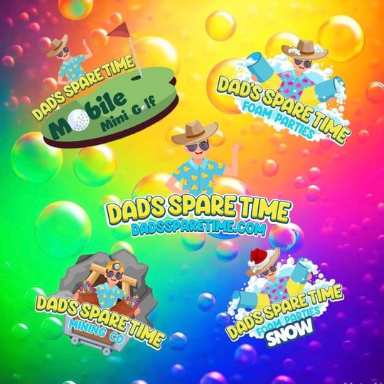 Dad’s Spare Time Foam Parties - Mobile Game Activities / Family Entertainment in Fort Worth, TX