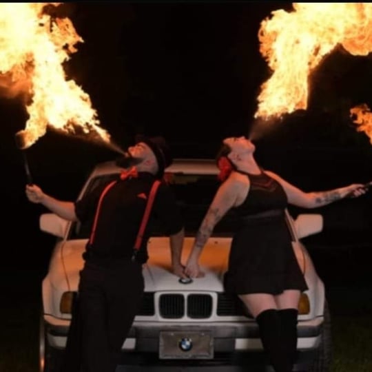 illuminated Momentum - Fire Performer in Orlando, FL