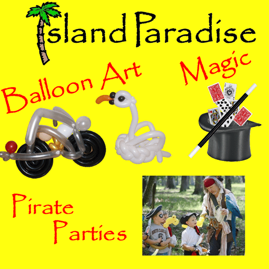 Island Paradise Balloon Art - Balloon Twister in Charleston, SC