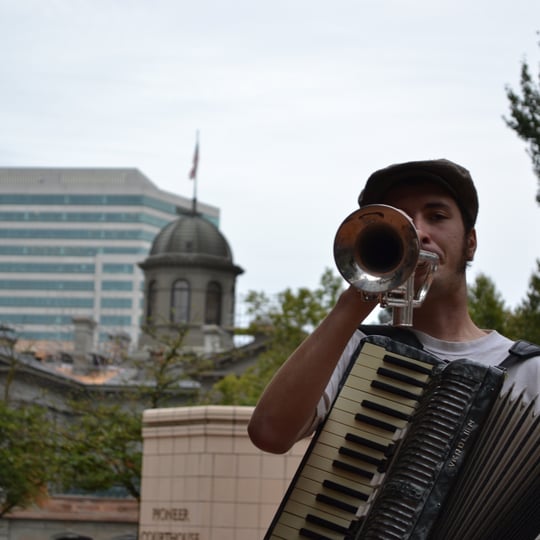 John Blue Sky - Accordion Player in Portland, OR