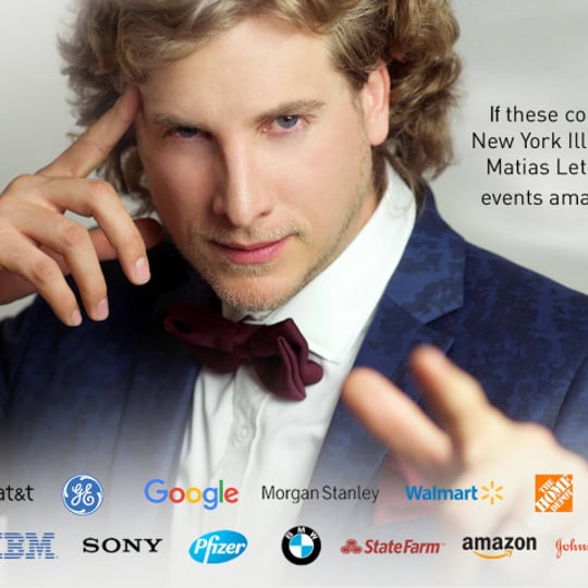 Illusionist Matias' Live & Virtual Magic Shows - Magician / Family Entertainment in New York City, NY