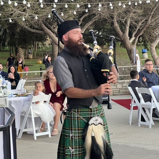 Miles Sweet - Bagpiper in Canoga Park, CA