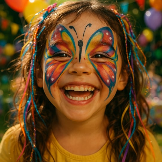 Oyster Eye Design Face Painting - Face Painter / Family Entertainment in Shepherdstown, WV