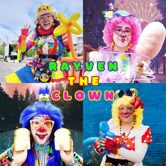 Rayven the Clown, Topsy Turvy Clownery - Clown / Face Painter in Lacey, WA