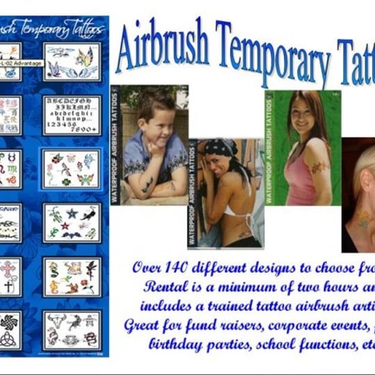 Kool Kats Airbrush Tattoos - Temporary Tattoo Artist / Airbrush Artist in Somerset, MA