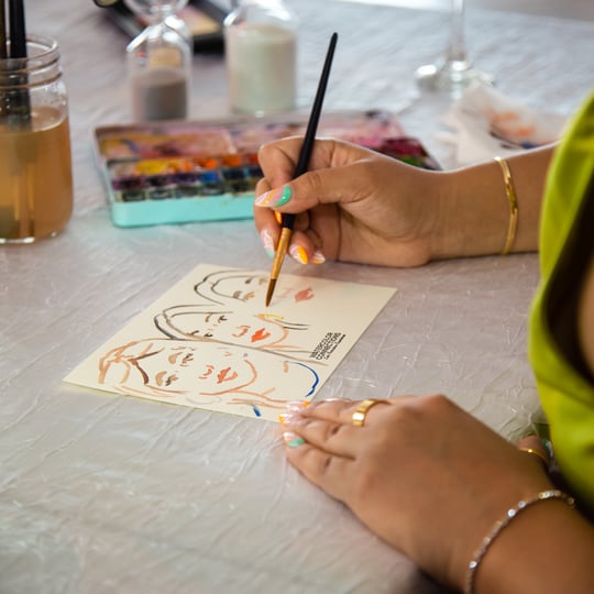 Watercolor Connections - Caricaturist / Wedding Favors Company in Detroit, MI