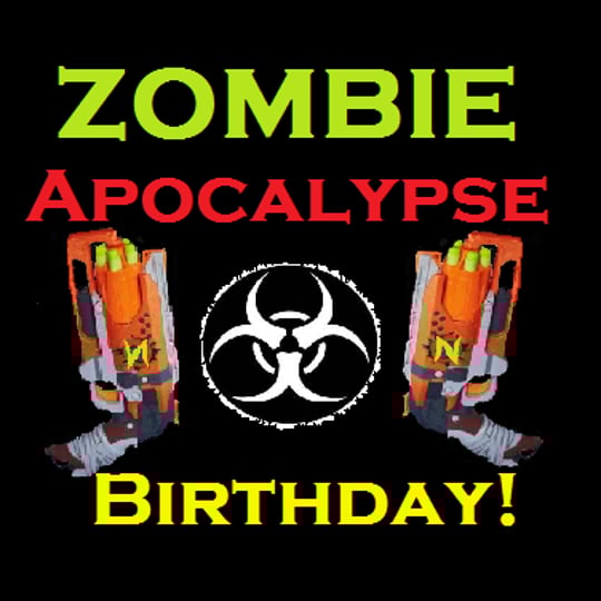 Zombie Apocalypse Birthday Party - Mobile Game Activities in Mission Viejo, CA