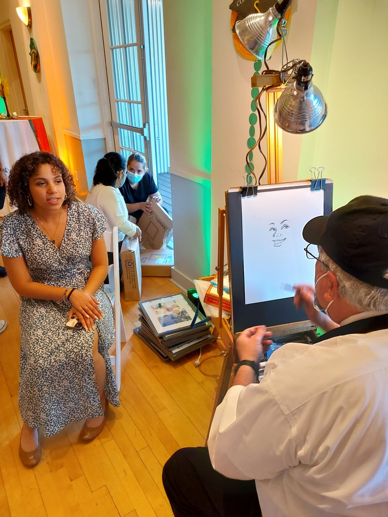 Photo 2 from May 19, 2022 event with Caricature Concepts