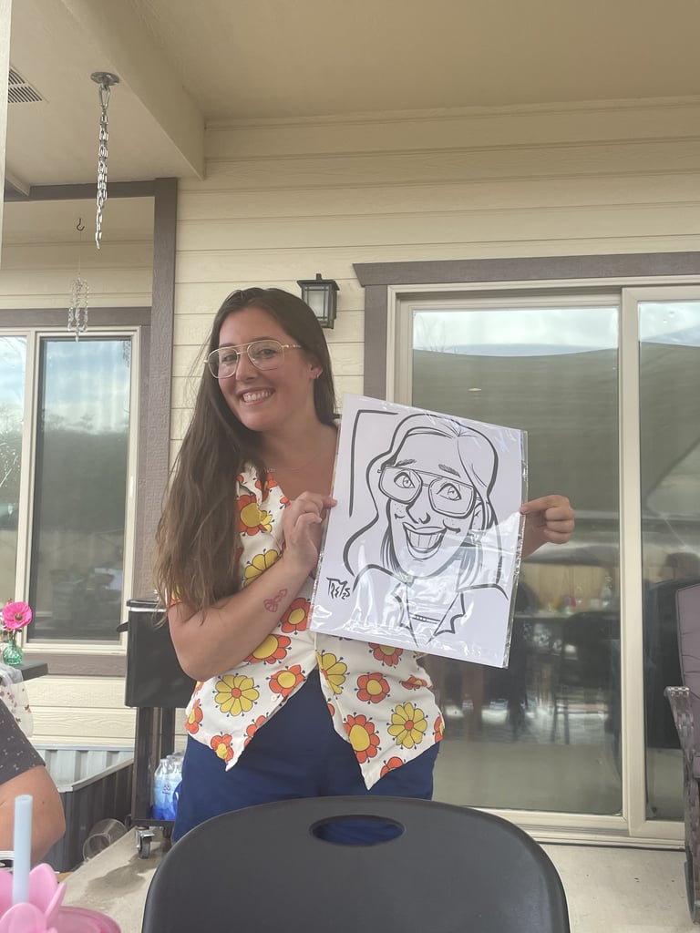 Photo 3 from May 17, 2025 event with Face Pals Caricatures
