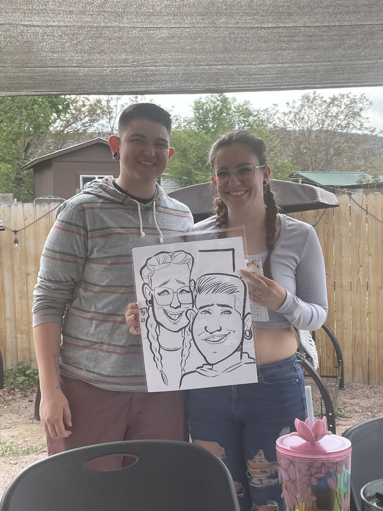 Photo 5 from May 17, 2025 event with Face Pals Caricatures